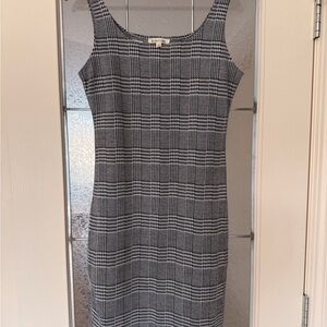 Rolla Coaster Black & White Plaid Sheath Dress